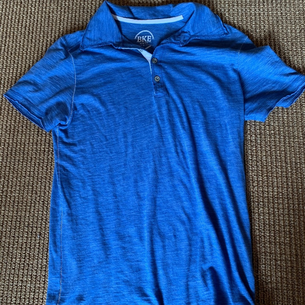 BKE blue casual polo